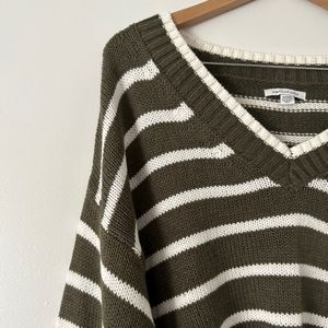 american eagle drop shoulder sweater.